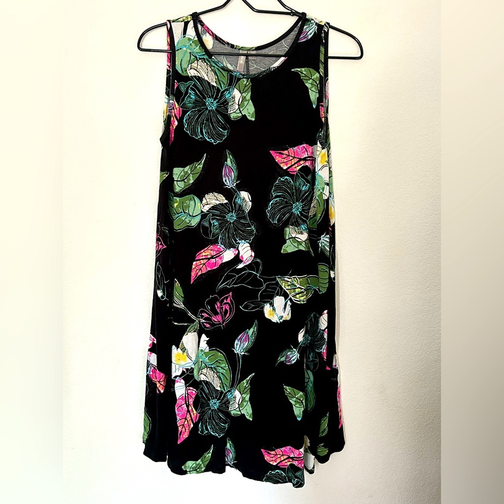 Asos Floral Sleeveless Dress size 6